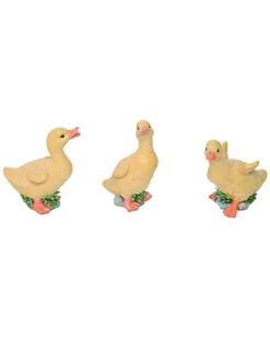 Set Of 3 Glitter Ducks Home