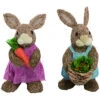 Set Of 2 Sisal Bright Bunnies Home