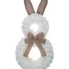 Flower Bunny Wreath Home