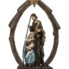 Resin 11.5in Multicolored Christmas Light Up Nativity Decor Home