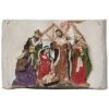 Resin 11.25in Multicolored Christmas Storybook Nativity Home