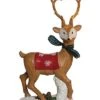 Resin 11.75in Multicolored Christmas Light Up Reindeer Decor Home