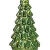 Glass 8.5in Christmas Light Up Tree Decor Home