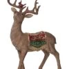 Resin 14in Christmas North Pole Reindeer Decor Home