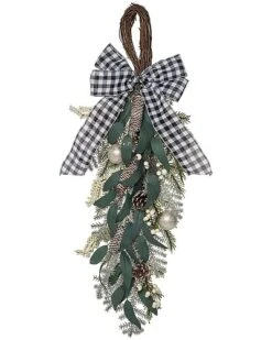 Natural Fiber 32in Multicolored Christmas Berry Ornament Drop Home