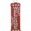 26in Welcome Wood Banner Home