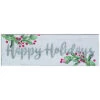 White Wood Christmas Greeting Sign Home