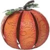 Metal 9.75In Multicolored Harvest Debossed Pumpkin Home