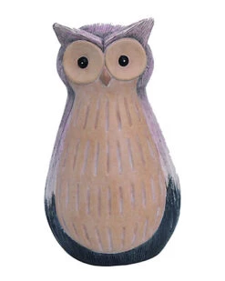 Terracotta 9in Multicolor Spring Sweet Owl Decor Lined Home