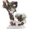 Traditions Snow Bird On Branch Home