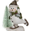 Traditions Small Snowman Figurine Home