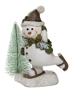 Traditions Small Snowman Figurine Home