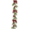 Artificial 59.06in Multicolored Christmas Holiday Ornament Garland Home