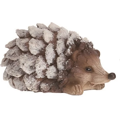 Transpac Small Resin Snow Hedgehog Set Of 4 - Charming Christmas Decorative Objects For Holiday Cheer 1 Transpac Small Resin Snow Hedgehog Set Of 4 - Charming Christmas Decorative Objects For Holiday Cheer