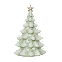 Transpac 13.75 Inch Green Holiday Coastal Tree Decorative Stoneware For Christmas Home Decor -Home decor GUEST 388cd085 070f 4b44 862a 8977a7bc74a4