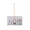 Transpac Hand Painted Nativity Ornament Multicolor MDF Decorative Object For Christmas Tabletop Indoor Decor Gift