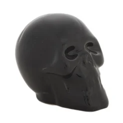 Transpac Halloween Metallic Skulls Dolomite Salt And Pepper Shakers Collectables Black And White 3.25 In. Set Of 2 -Home decor GUEST 5bb5233b 6929 4be3 9523 749cbe4f26de