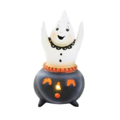 Halloween 5.75 In Cutie Ghost Figurine Halloween Figurine , Lighted Halloween Decor Light Up Cauldron (1PC) -Home decor GUEST 6dadd414 2b08 48b4 a8b4 b981c57b2f05