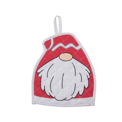 Transpac 8.75 In Multicolor Christmas Gnome Shaped Potholder Cotton Kitchen Textile For Holiday Cooking 1 Transpac 8.75 In Multicolor Christmas Gnome Shaped Potholder Cotton Kitchen Textile For Holiday Cooking