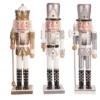 Transpac Wood Glitz Nutcracker Figurine Set Of 3 Colorful Decorative Nutcrackers For Christmas Tabletop Decor