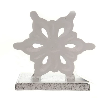 Christmas 5.0 Inch Snowflake Stocking Holder Stocking Holder , Cast Iron (1PC) 1 Christmas 5.0 Inch Snowflake Stocking Holder Stocking Holder , Cast Iron (1PC)