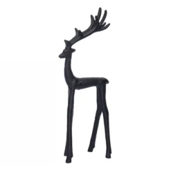 Transpac Set Of 2 Iron Reindeer Figurines Black Metal Christmas Tabletop Decor For Holiday Celebrations And Gift Giving -Home decor GUEST db9fd0a6 34ab 43f7 9960 805cfd4e02cc