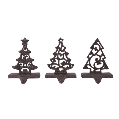Transpac Set Of 3 Metal Christmas Tree Stocking Holders Multicolor Indoor Mantel Decoration For Holiday Gift Giving 1 Transpac Set Of 3 Metal Christmas Tree Stocking Holders Multicolor Indoor Mantel Decoration For Holiday Gift Giving
