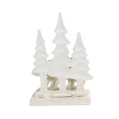 Christmas 6.75 In Woodland Animal Stocking Holder Stocking Holder , Winter Trees Weighted (1PC)